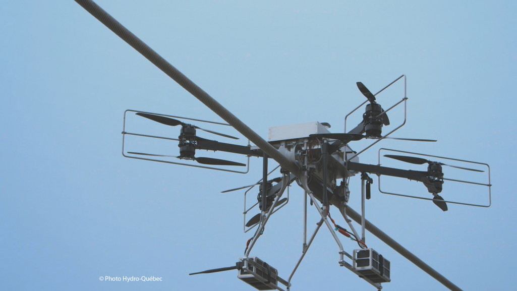 LineDrone power-line inspection